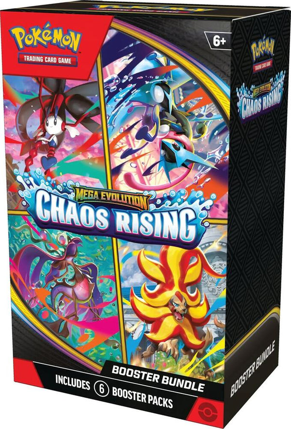 Pokémon TCG Mega Evolution Chaos Rising Booster Bundle sealed box