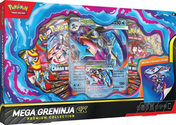 Pokémon TCG Mega Greninja ex Premium Collection sealed box