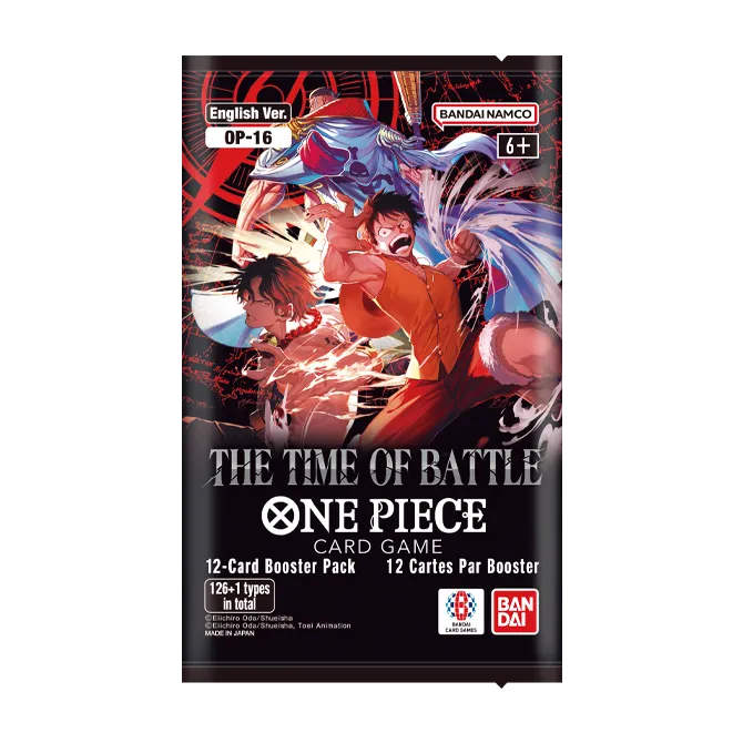 One Piece Card Game OP-16 The Time of Battle Sleeved Booster Pack